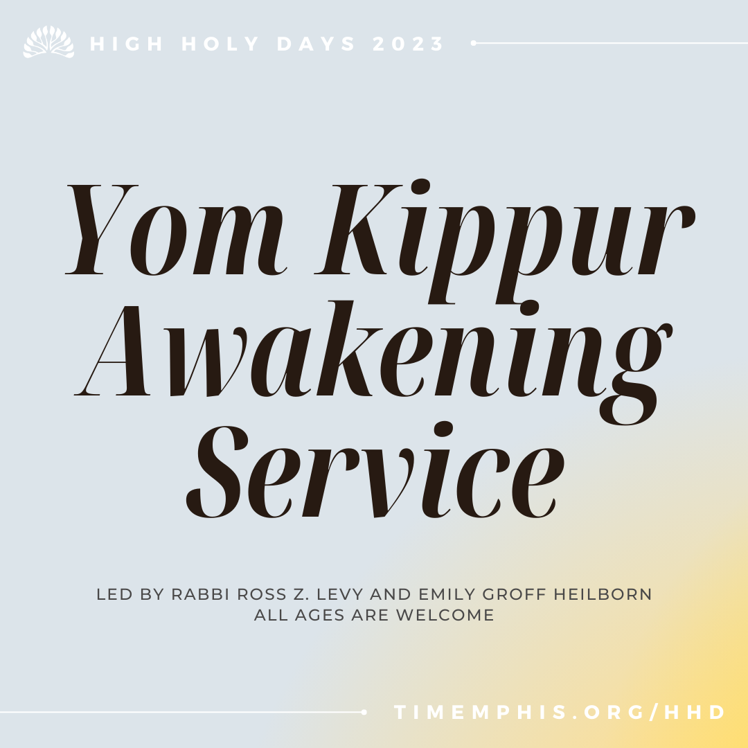 Yom Kippur Awakening Service
