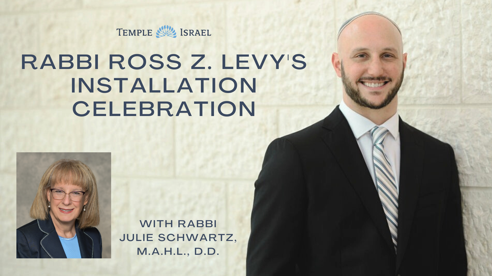 Temple Israel Welcomes New Rabbi Ahead of High Holy Day Season